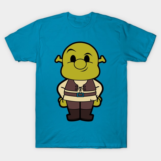 Shrek Chibi T-Shirt by untitleddada